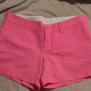 Lilly Pulitzer Hot Pink Textured  Shorts